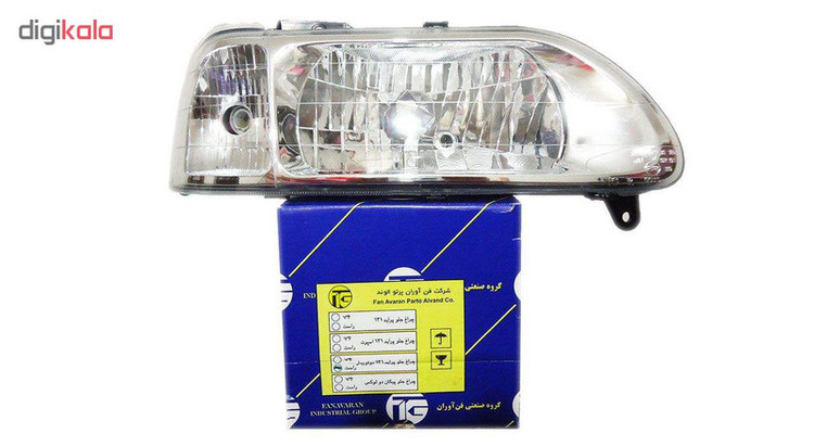 چراغ جلو و چراغ عقب فن آوران پرتو الوند مدل RADFAR 131 مناسب برای پراید 131 بسته 4 عددی