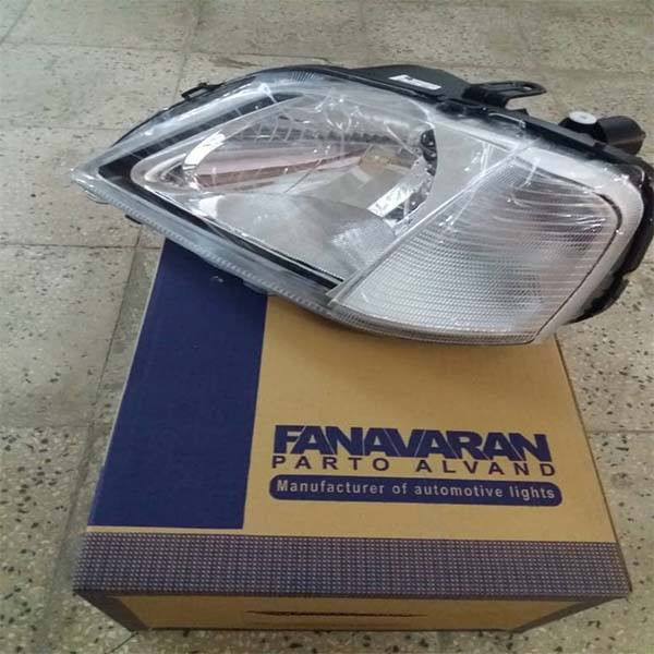 چراغ جلو خودرو فن آوران پرتو الوند مدل AM 5964 مناسب برای ال 90 بسته 2 عددی