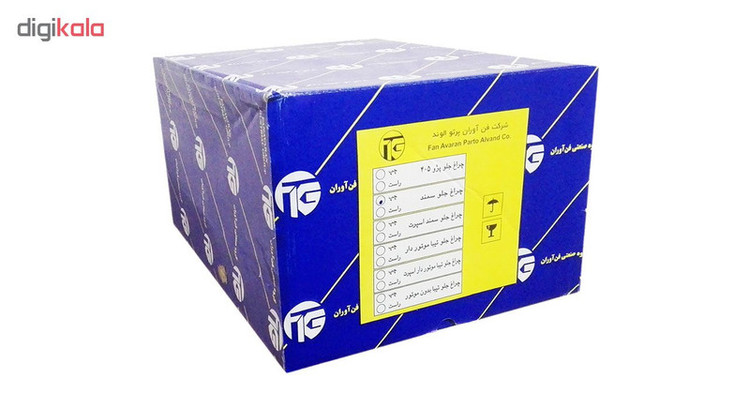 چراغ جلو چپ خودرو فن آوران پرتو الوند مدلSMX1070 مناسب برای سمند LX